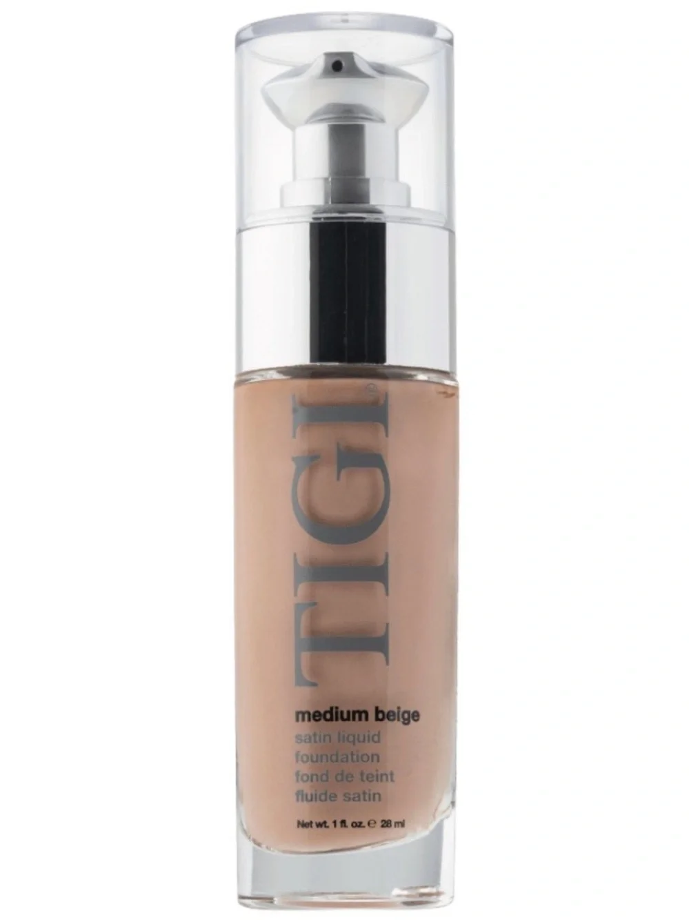 TIGI Cosmetics Medium Beige Satin Liquid Foundation 1oz